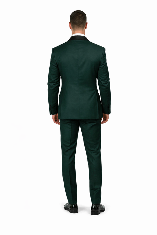 Father And Son Matching Suits -Green Tuxedo