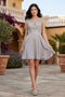 Dama Dresses for Quinceanera in Silver Style MQ1814 Quince Outfit