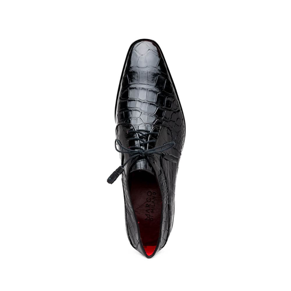 Marco Di Milano Fitipaldi Alligator Derby Black