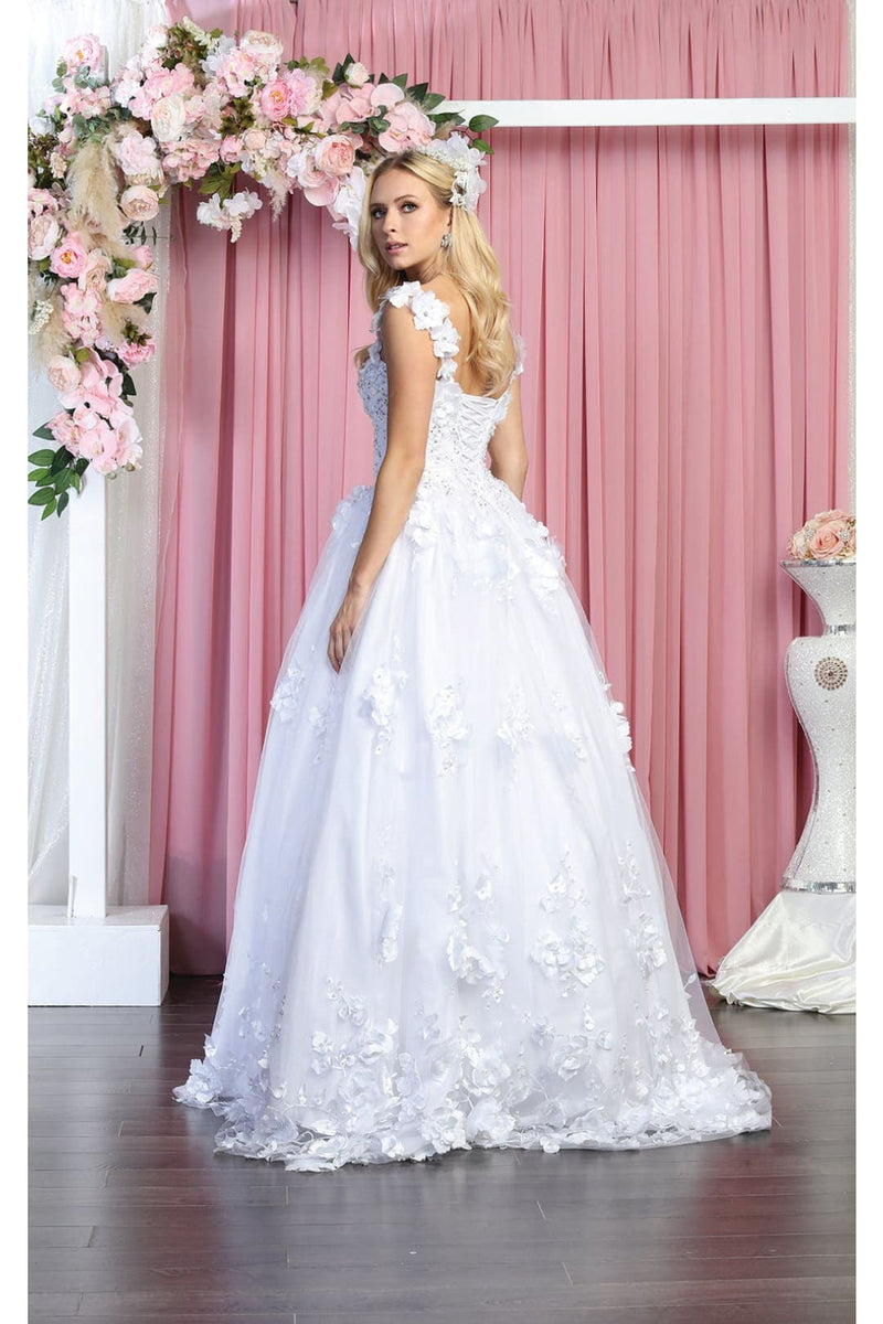 Layla K LK157 Sleeveless Floral Embroidered QuinceaƱera Ball Gown