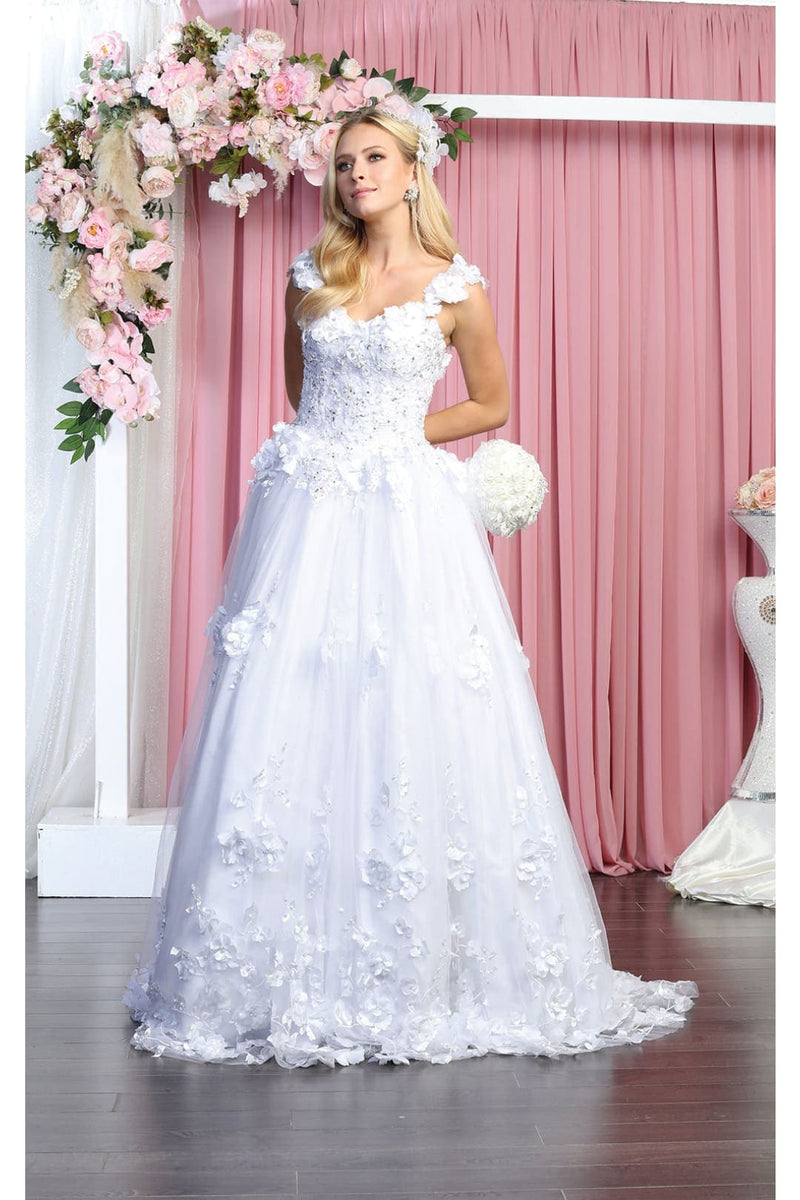Layla K LK157 Sleeveless Floral Embroidered QuinceaƱera Ball Gown