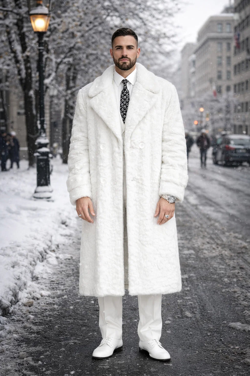 Fur Pimps Fur Coat White Pimp Jacket