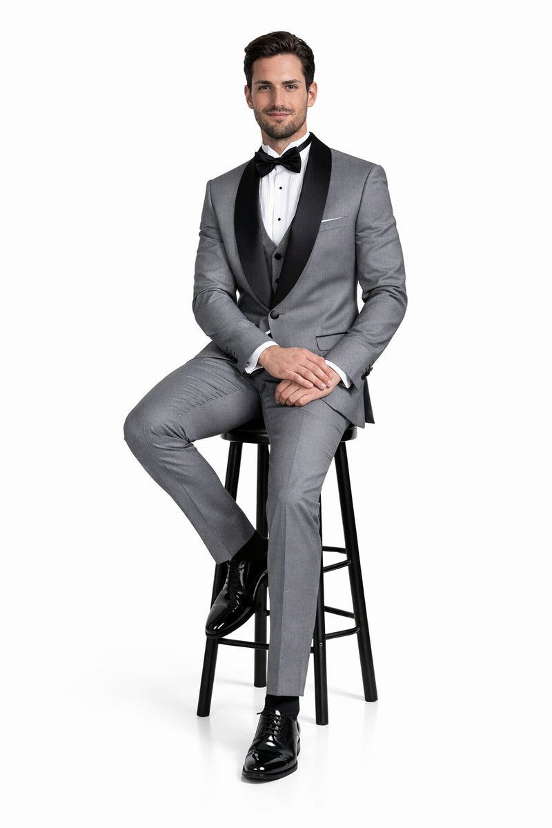 Father And Son Matching Suits -Gray Tuxedo
