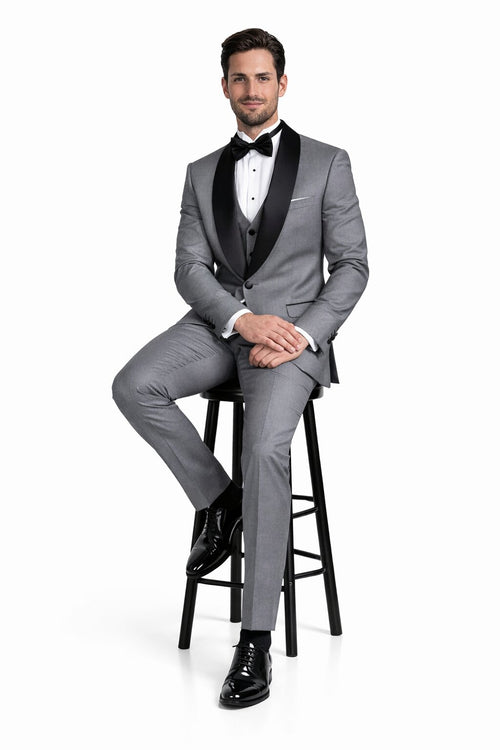 Father And Son Matching Suits -Gray Tuxedo