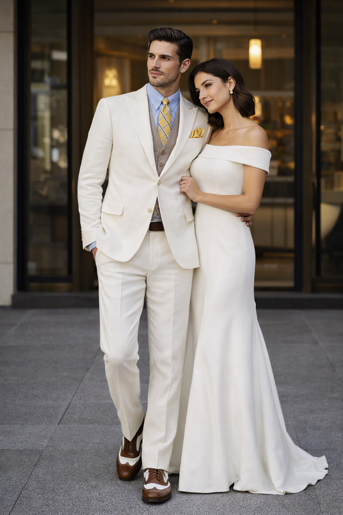 Great Gatsby White Tuxedo