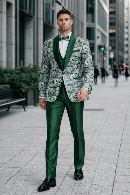 Green Prom Suit