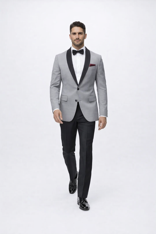 Grey Groom Suit - Mens Gray Wedding Suit