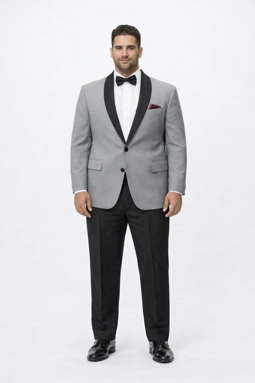 Grey Groom Suit - Mens Gray Wedding Suit