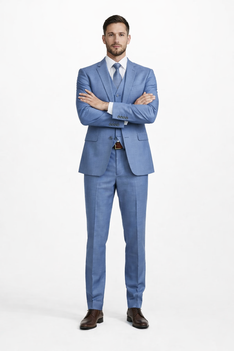 Groomsmen Suits Dusty Blue
