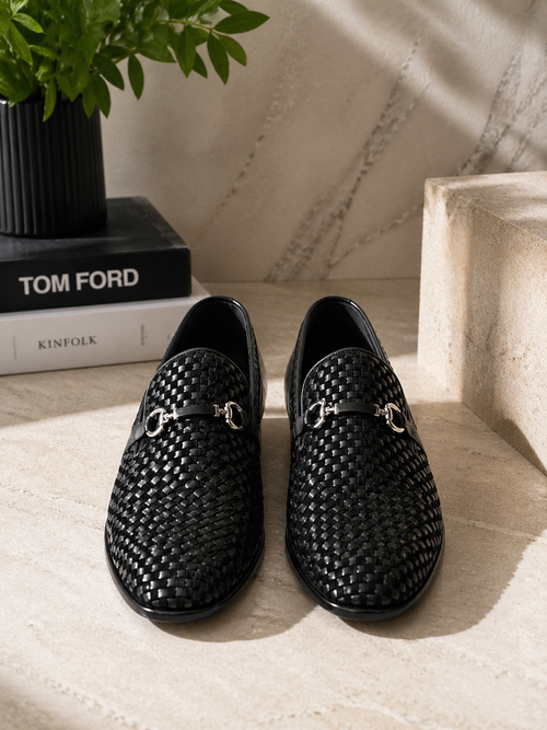 C0220-5776 Hand Made Woven Black