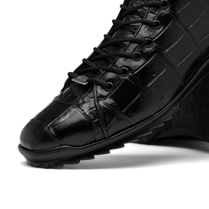 Marco Di Milano Hermond Alligator Boots Black