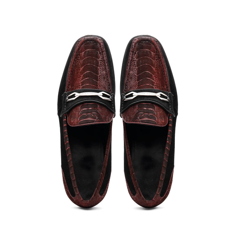 Marco Di Milano Hugo - Wine & Black Leather Oxford