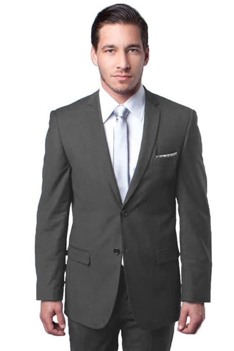 Color Matching Man's Wedding Suit 2 Pieces Slim Fit Men's Suits main image 1