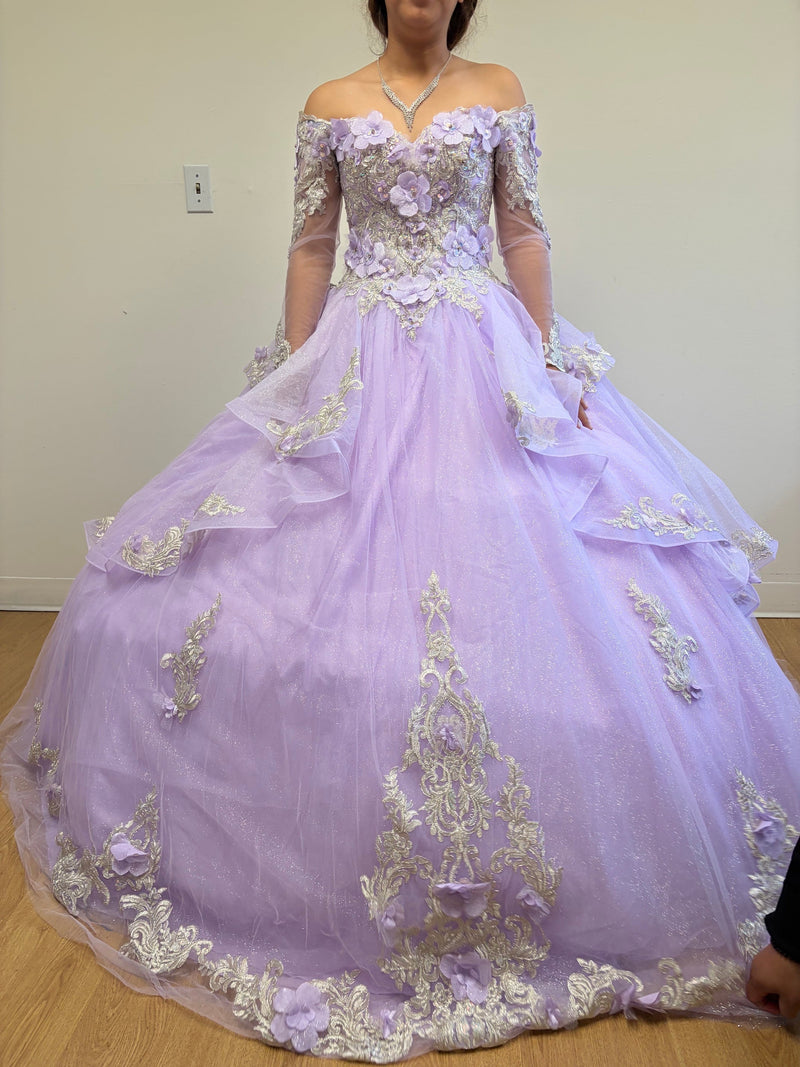Layla K LK189 Off Shoulder Corset Quinceanera Ball Gown