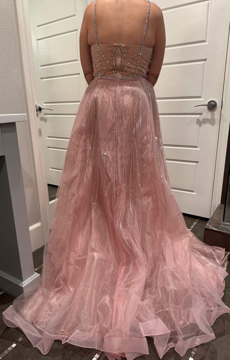 Long Evening Dress Sweetheart Beaded Gala Gown By Royal Queen RQ8126