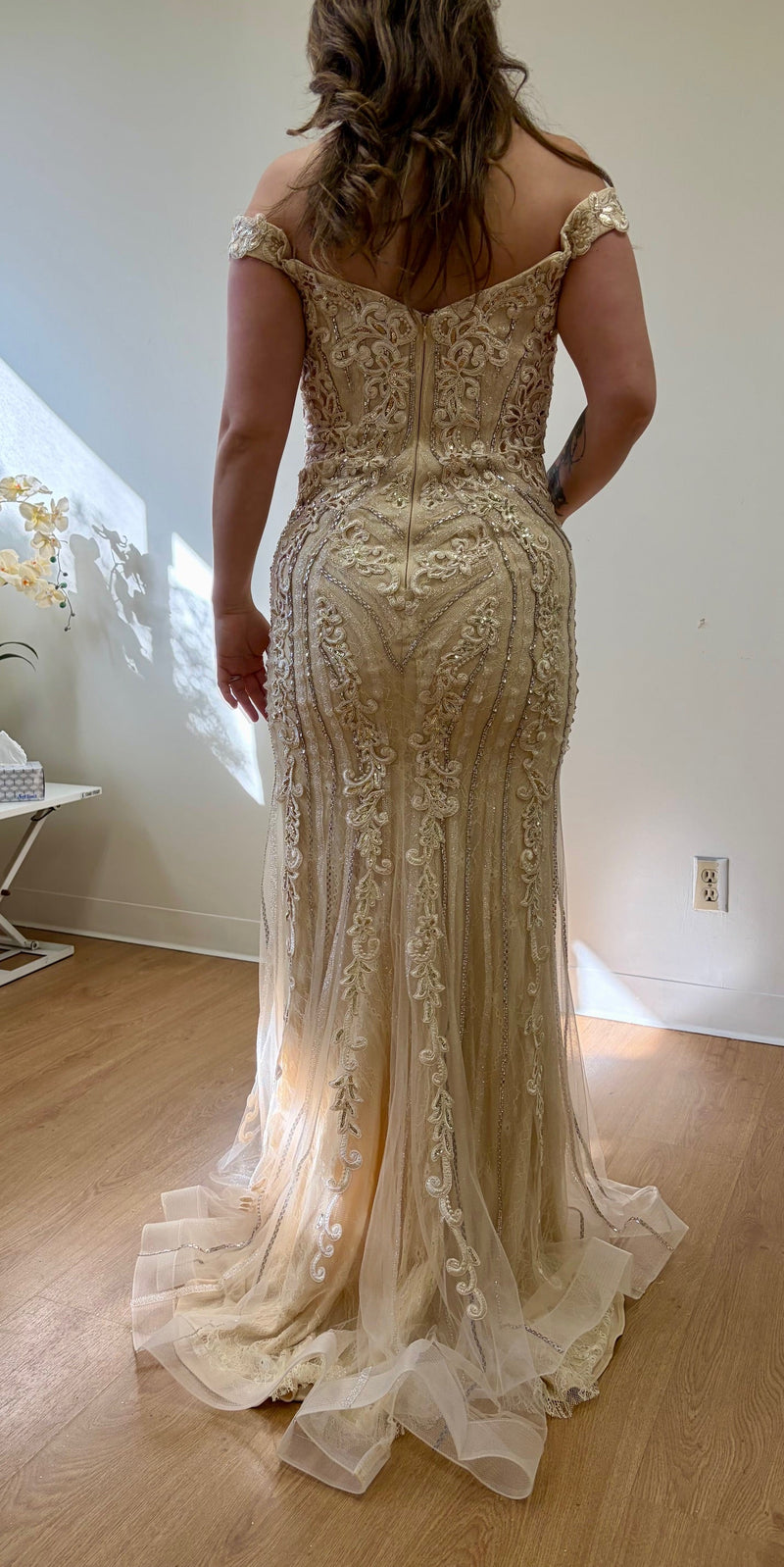 Formal Dress Beaded Mermaid Prom Gown By Royal Queen RQ8157-New Collection