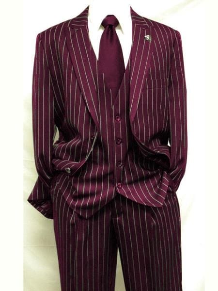 Mens Burgundy Coat