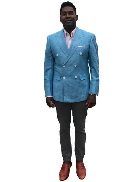 Ivory Big and Tall Linen Suit main image 0