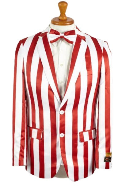 Holiday Blazer - Christmas Sport Coat - Red Blazer