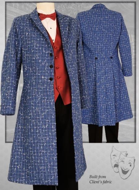 Prince Albert Coat Royal Blue