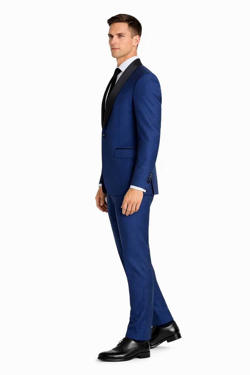 Indigo Blue Tuxedo - Mens Indigo Wedding Tuxedo - Cobalt Blue