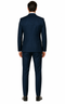 Indigo Bright Blue Athletic Cut Classic Suits