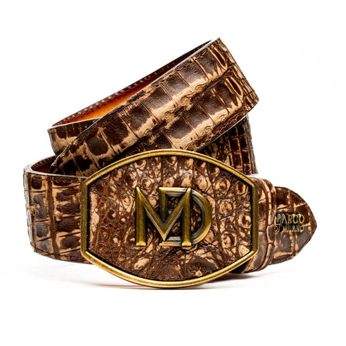 Marco Di Milano Iowa Belt - Stone Brown Leather Loafer