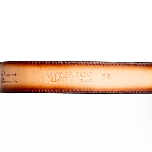 Marco Di Milano Iowa Belt - Stone Brown Leather Loafer