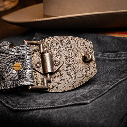 Marco Di Milano Iowa Belt - Stone Gray Leather Loafer