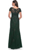 La Femme 29792 Bateau Illusion Formal Dress