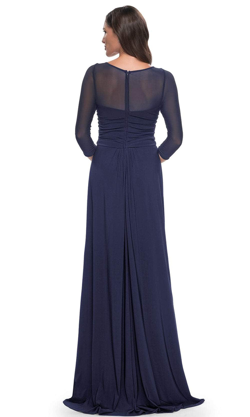 La Femme 30230 Illusion Sheath Formal Dress