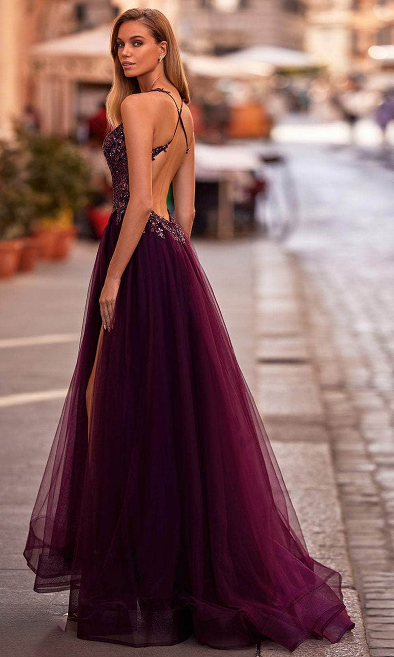 La Femme 31471 Beaded Lace Prom Dress