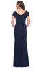 La Femme 31773 Bateau Rhinestone Formal Dress