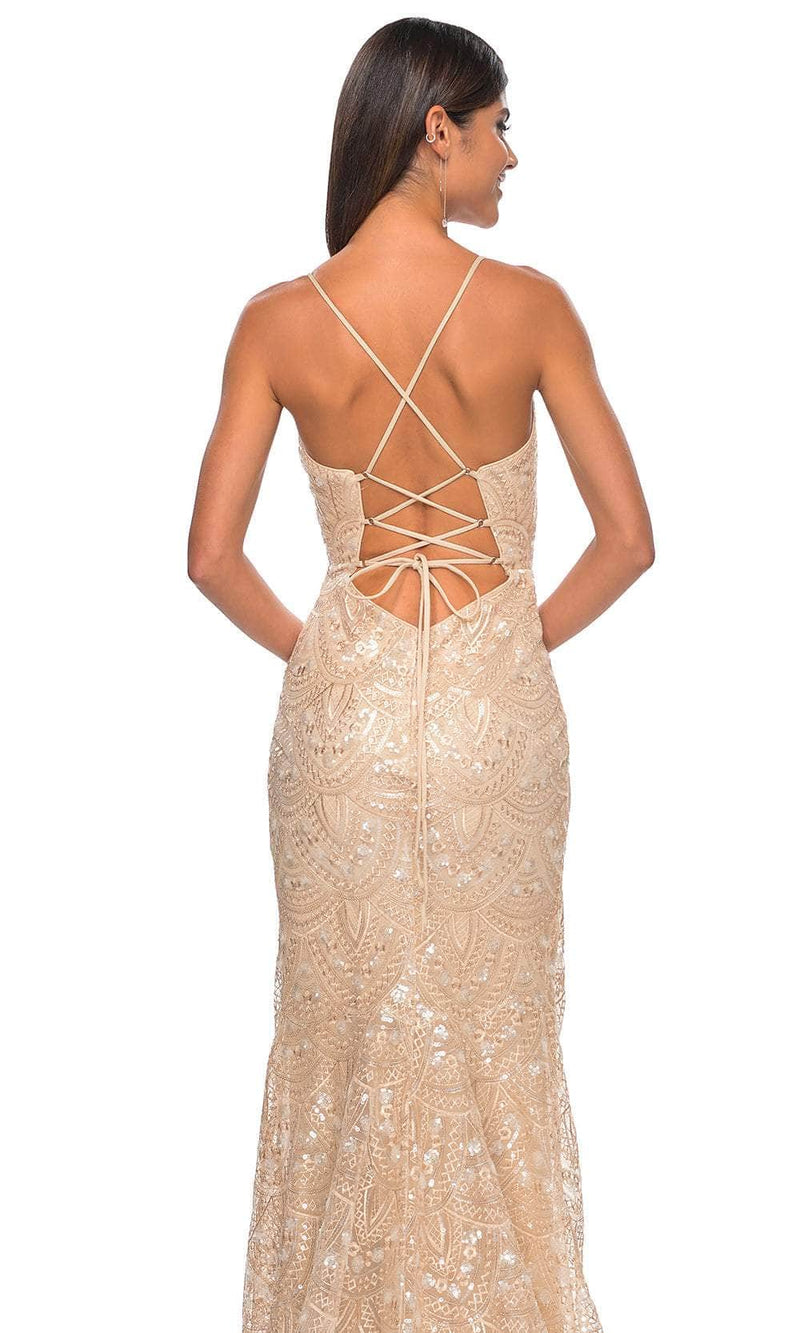 La Femme 31865 Sequin Mermaid Prom Dress