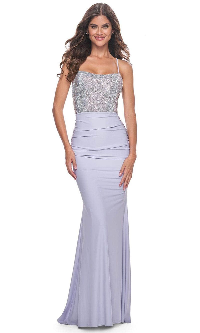 La Femme 31989 Rhinestone Bodice Prom Dress