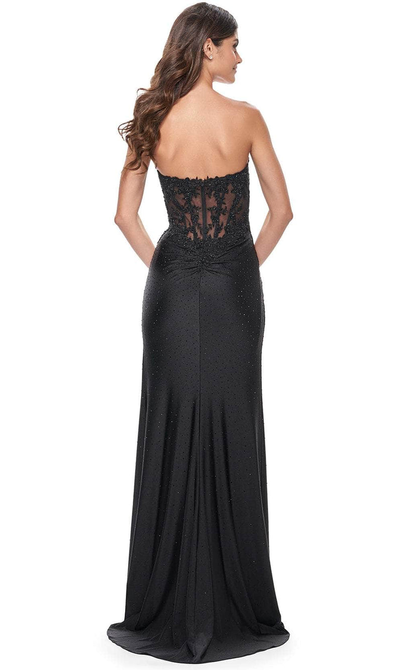 La Femme 32011 Rhinestone Jersey Prom Dress
