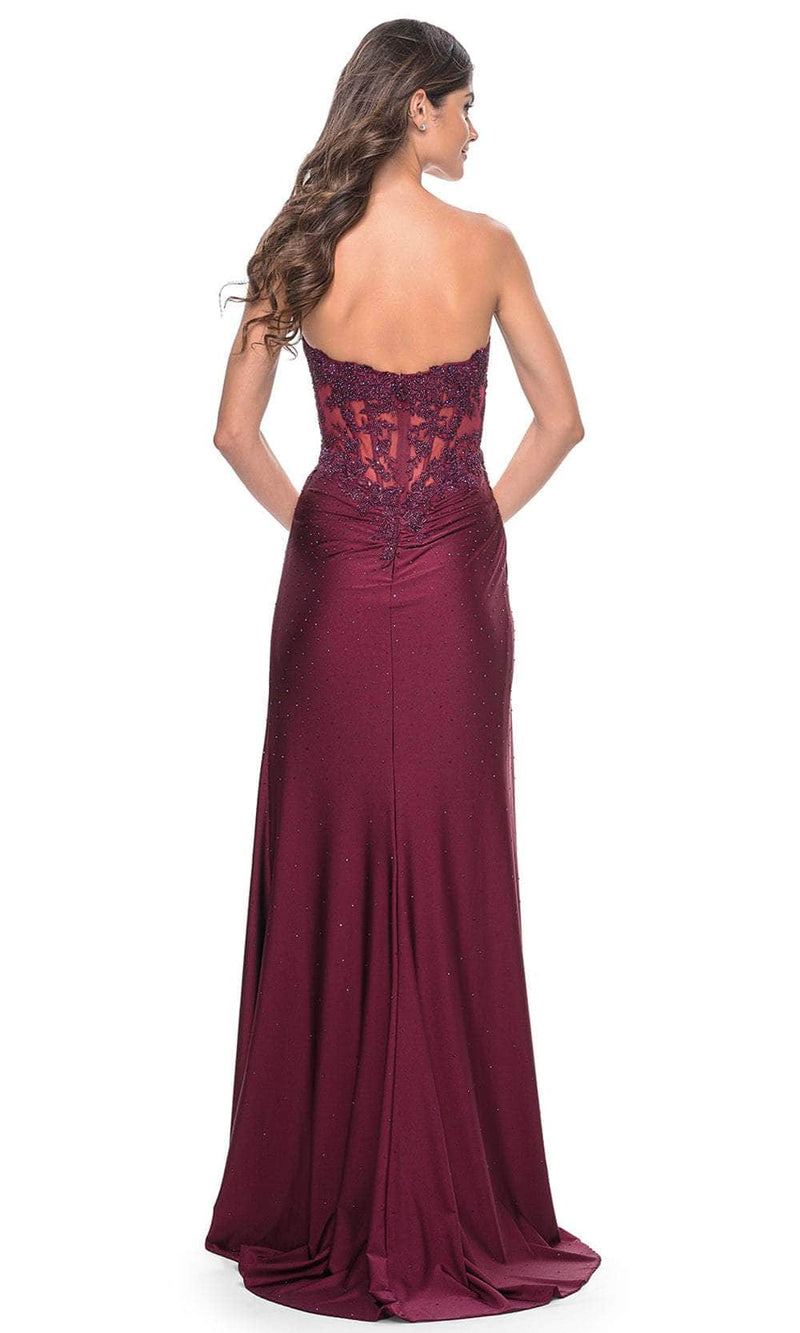 La Femme 32011 Rhinestone Jersey Prom Dress