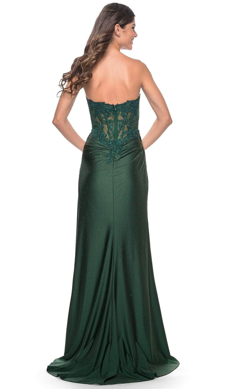 La Femme 32011 Rhinestone Jersey Prom Dress
