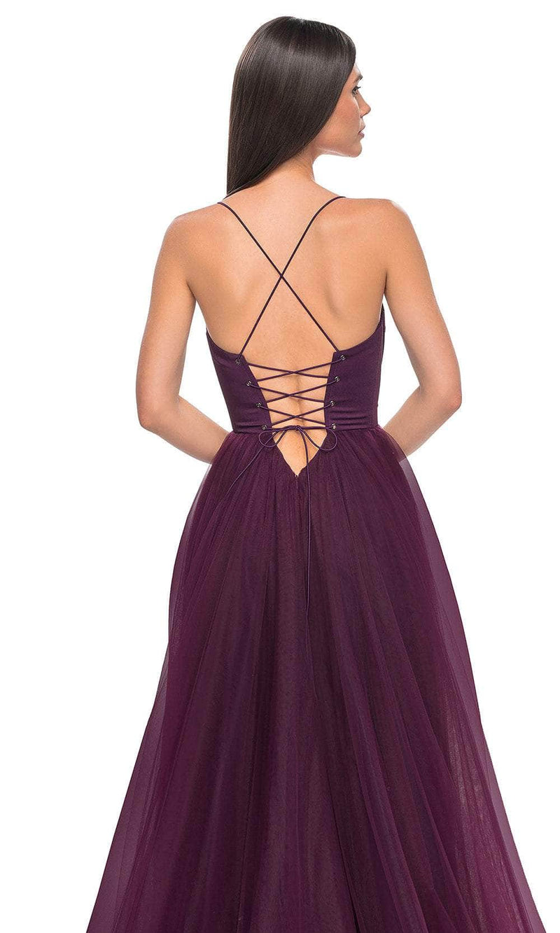 La Femme 32065 Bustier Tulle Prom Dress