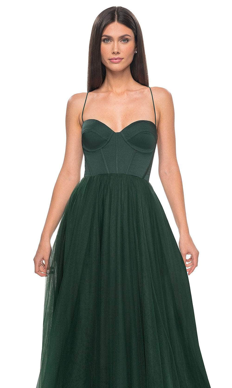 La Femme 32065 Bustier Tulle Prom Dress