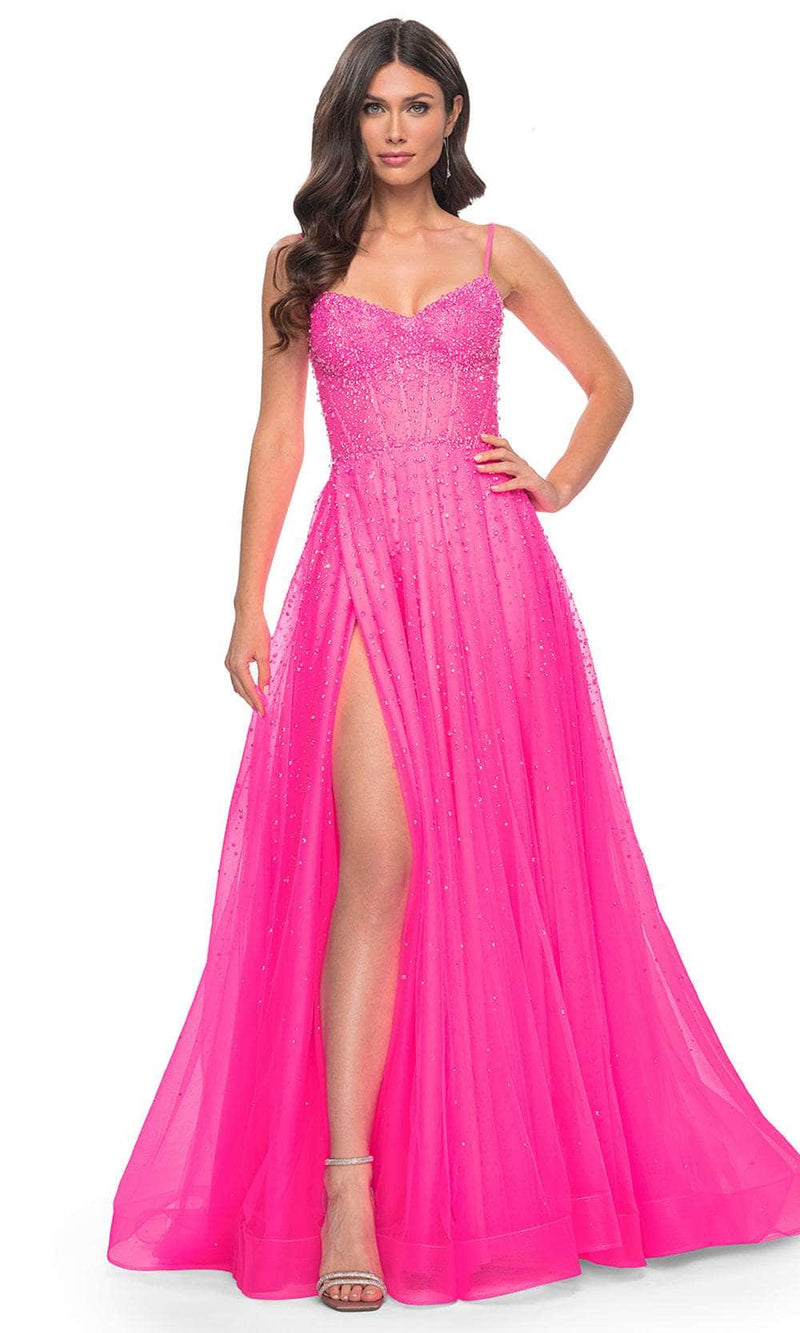 La Femme 32146 Embellished A-Line Prom Dress