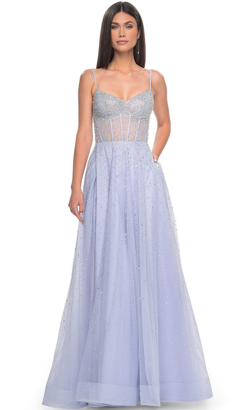 La Femme 32146 Embellished A-Line Prom Dress