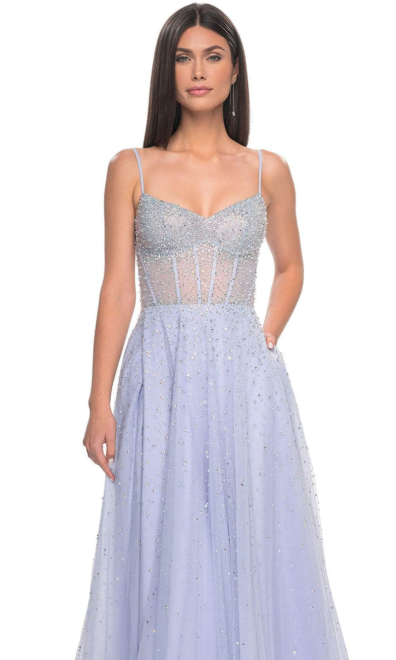 La Femme 32146 Embellished A-Line Prom Dress