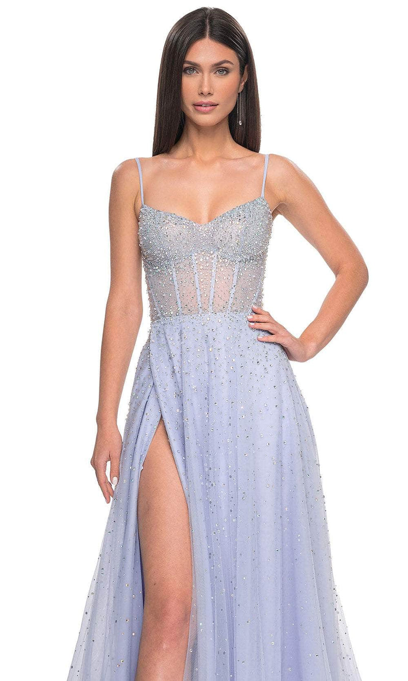 La Femme 32146 Embellished A-Line Prom Dress