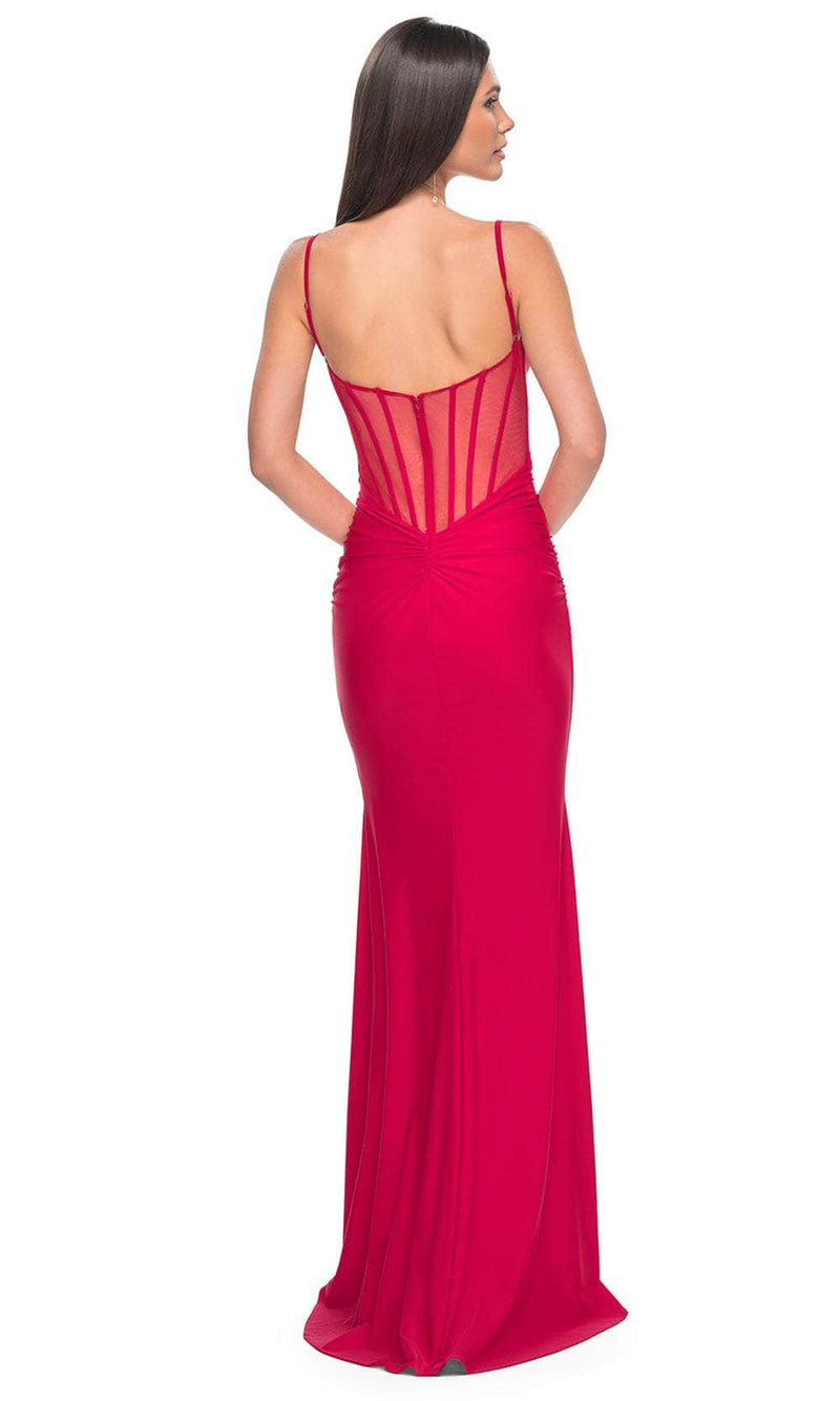 La Femme 32153 Draped Bodice Prom Dress