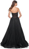 La Femme 32216 Fishnet A-Line Prom Dress