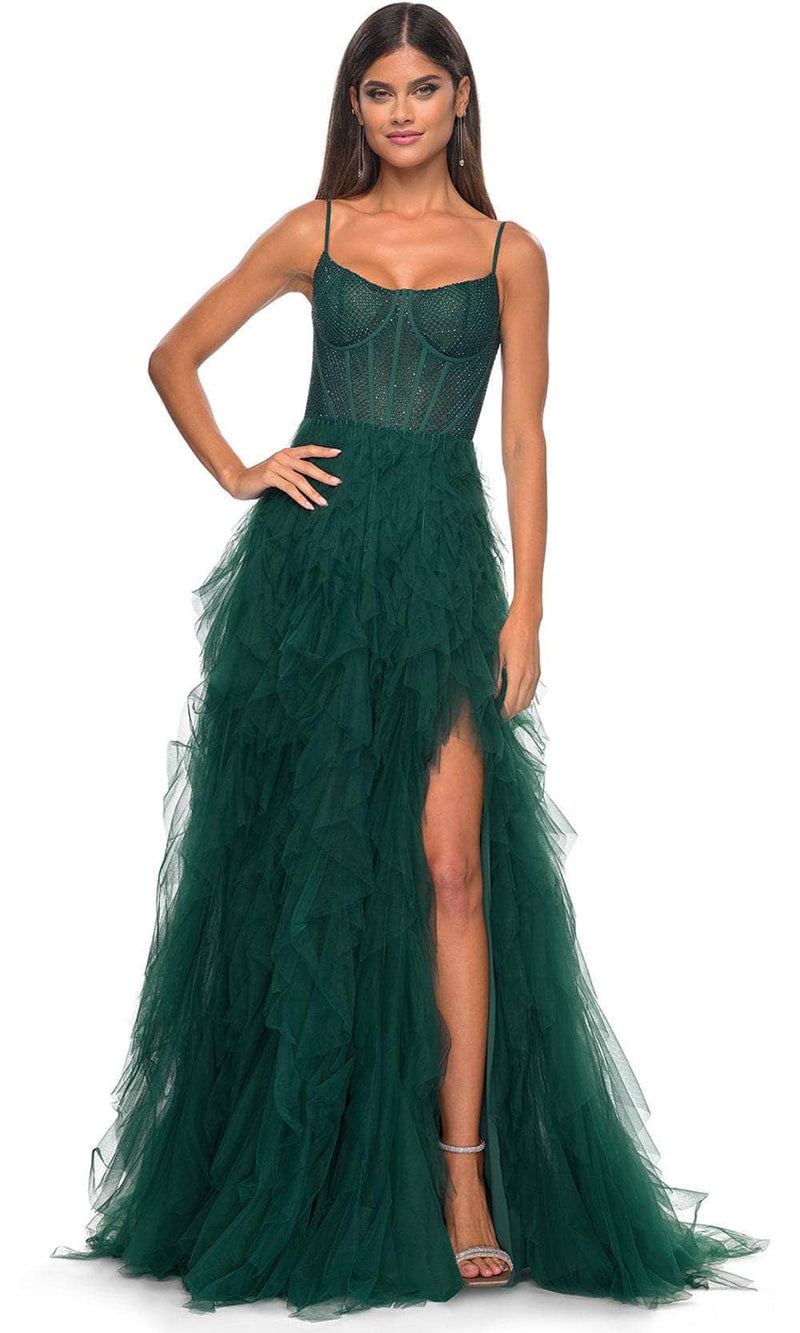 La Femme 32233 Ruffle Skirt Prom Dress