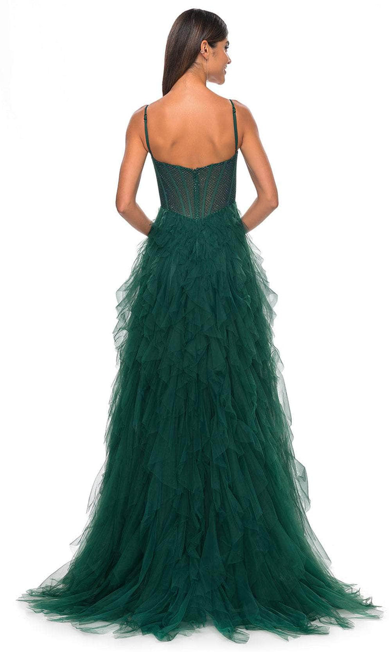 La Femme 32233 Ruffle Skirt Prom Dress