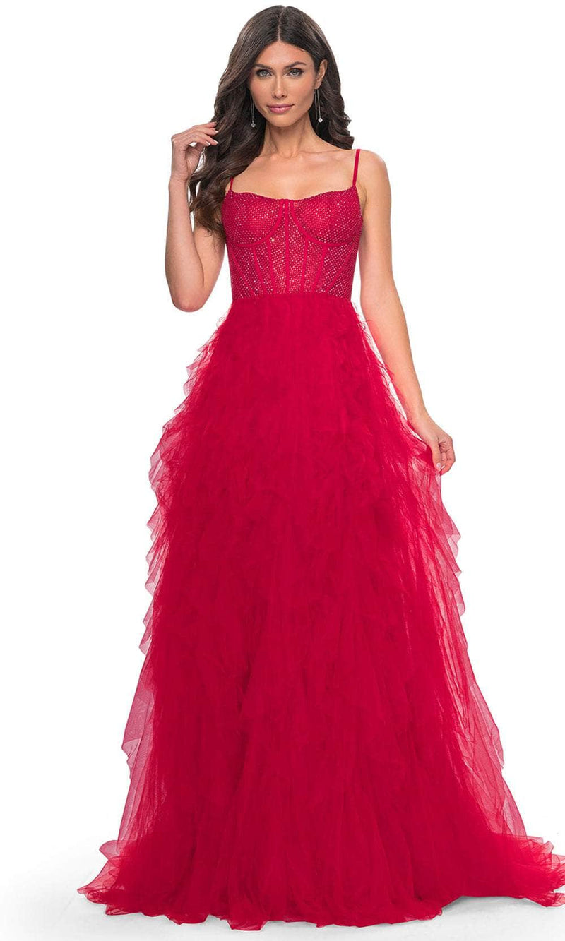 La Femme 32233 Ruffle Skirt Prom Dress