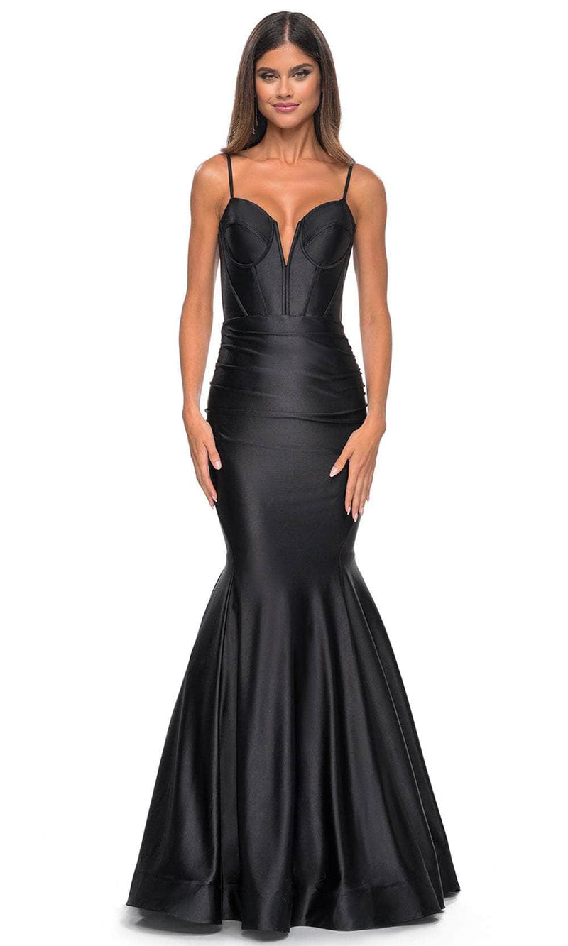 La Femme 32269 Plunging Mermaid Prom Dress